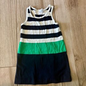 Crewcuts Girls Striped Tank Dress Size 2T Multicolor Knee Length